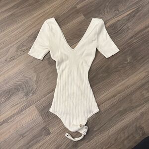 Abercrombie Cream Bodysuit